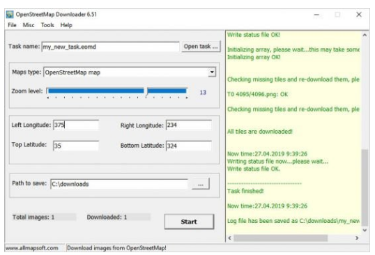 AllmapSoft OpenstreetMap Downloader