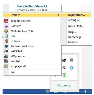 Portable Start Menu