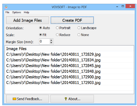 VovSoft Image to PDF