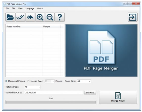 PDF Page Merger Pro