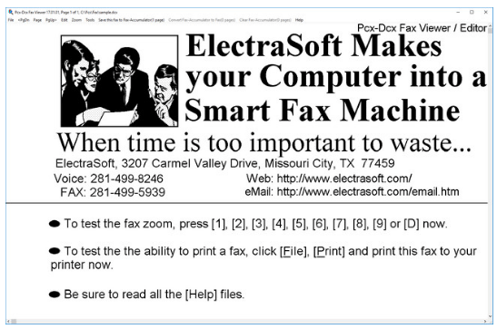 ElectraSoft Pcx-Dcx Fax Viewer