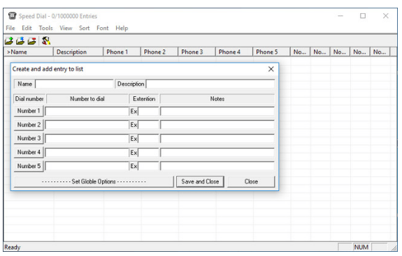 ElectraSoft Speed Dial