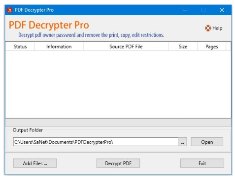 PDF Decrypter Pro