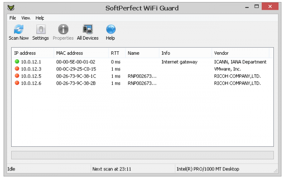 SoftPerfect WiFi Guard