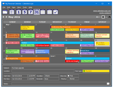 Calendarscope