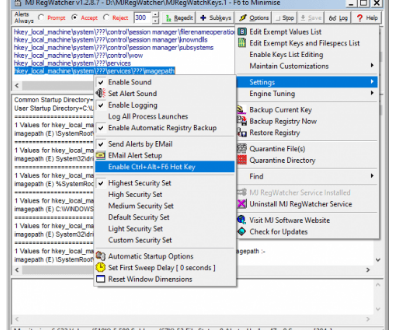 MJ Registry Watcher 1.2.8.8 [Latest] Crack