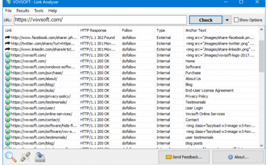 VovSoft Link Analyzer 1.7 [Latest] Crack