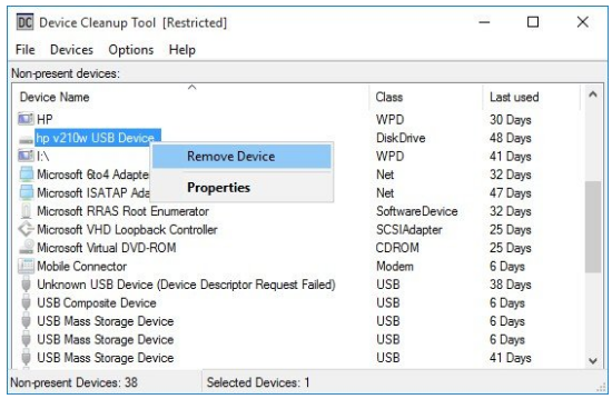 Device Cleanup Tool