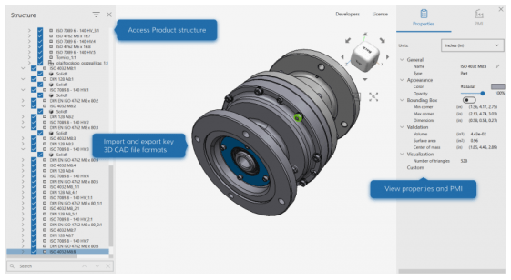 CAD Exchanger GUI