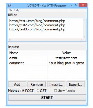 VovSoft Http Requester