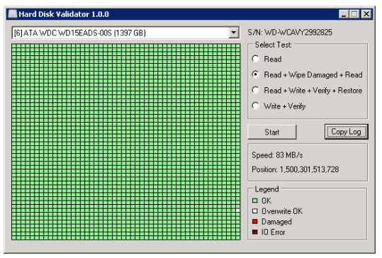 Hard Disk Validator