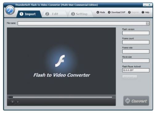 ThunderSoft Flash to Video Converter