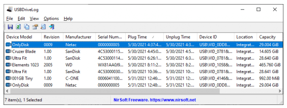USBDriveLog