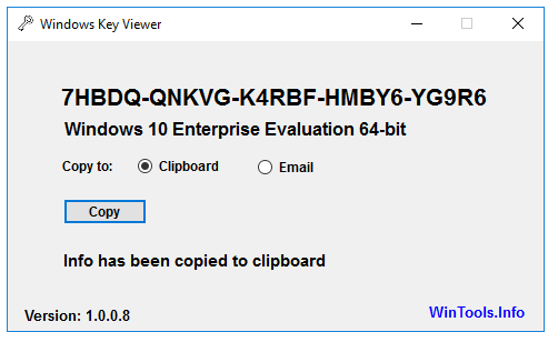 Windows Key Viewer