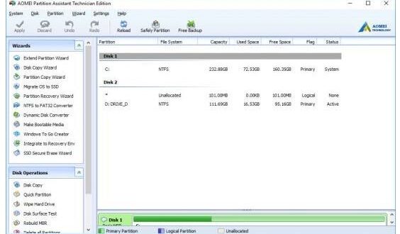 AOMEI Partition Assistant v10.2.0 Portable [Latest] Crack