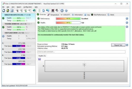 Hard Disk Sentinel Pro