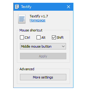 Textify 1.10.4 free downloads