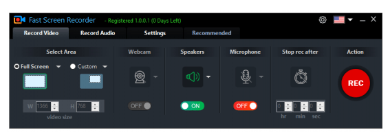 Fast Screen Recorder 1.0.0.30 [Latest] Crack