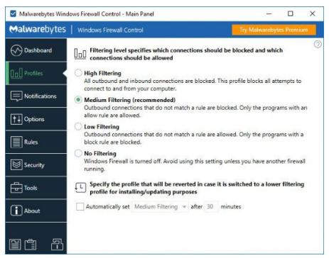 Windows Firewall Control