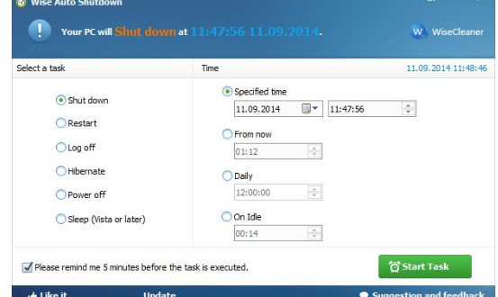 Wise Auto Shutdown 2.0.4.105 Portable [Latest] Crack