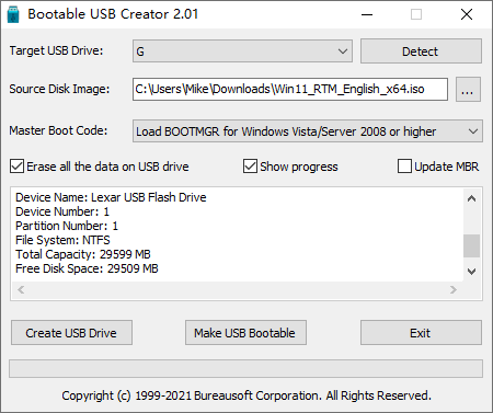 Bootable USB Creator