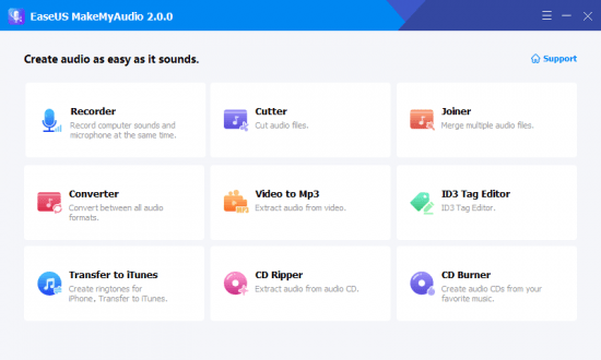 EaseUS MakeMyAudio