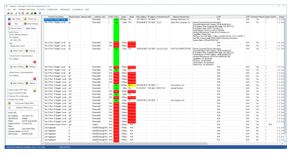 Managed Switch Port Mapping Tool