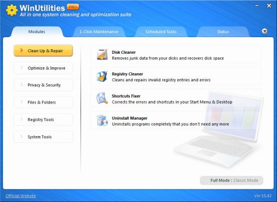 WinUtilities Professional