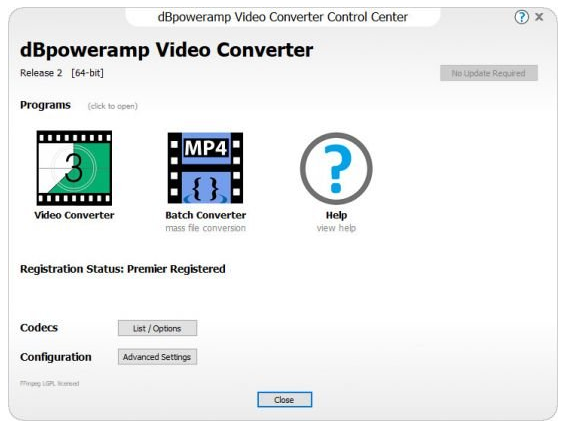 dBpoweramp Video Converter R2 Premier