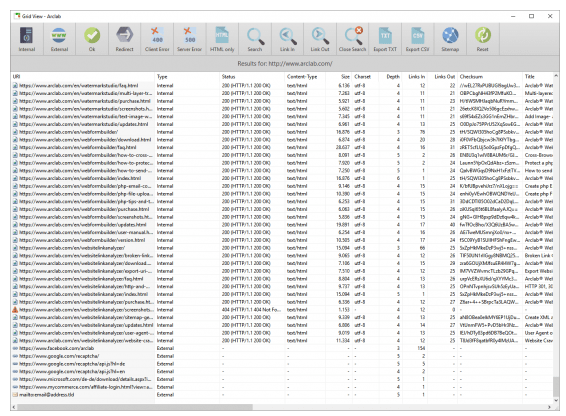 Arclab Website Link Analyzer