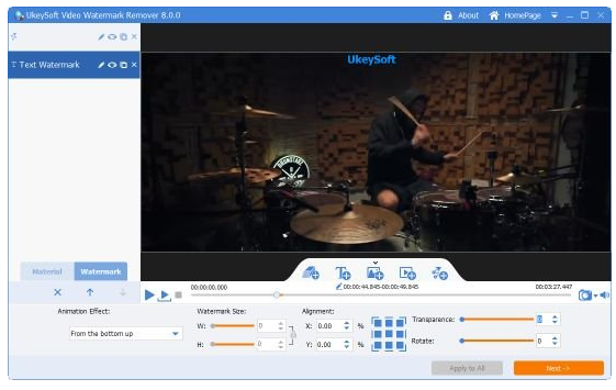 UkeySoft Video Watermark Remover