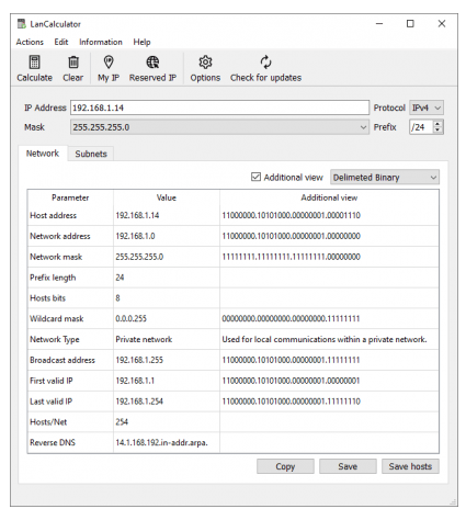 LizardSystems LanCalculator