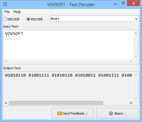 VovSoft Text Decoder And Encoder