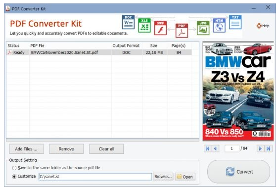 Adept PDF Converter Kit