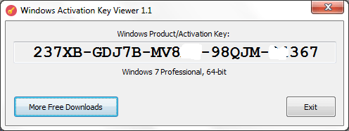 Windows Activation Key Viewer