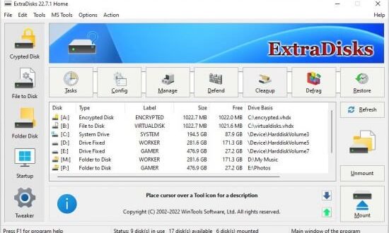 ExtraDisks Home 23.8.1 (x64) Multilingual [Latest] Crack