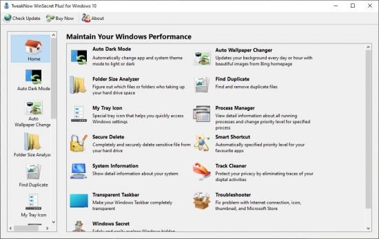 TweakNow WinSecret Plus