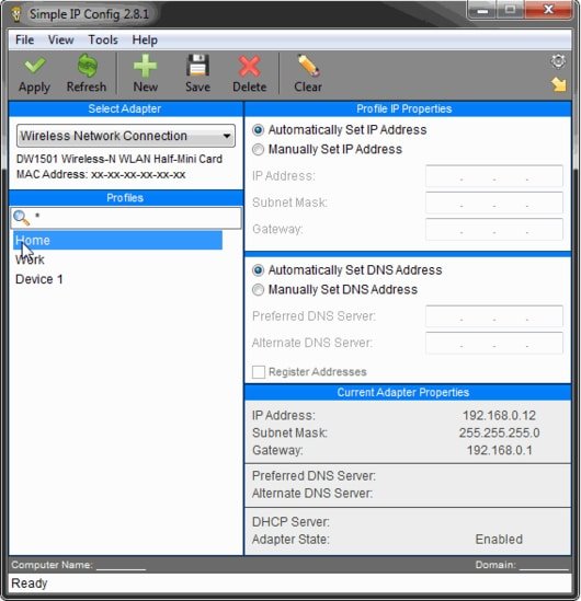 Simple IP Config