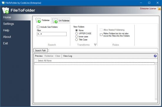 CodeLine FileToFolder