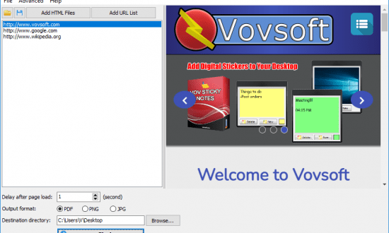 VovSoft Website Screenshot Generator 1.1 [Latest] Crack