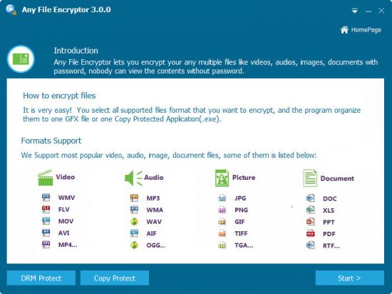 GiliSoft Any File Encryptor