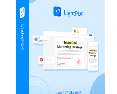 LightPDF Editor 2.9.1.1 Build 09.26.2023 Portable [Latest] Crack