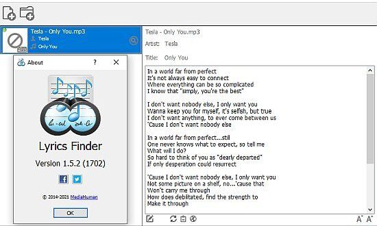 MediaHuman Lyrics Finder 1.5.6 Portable [Latest] Crack