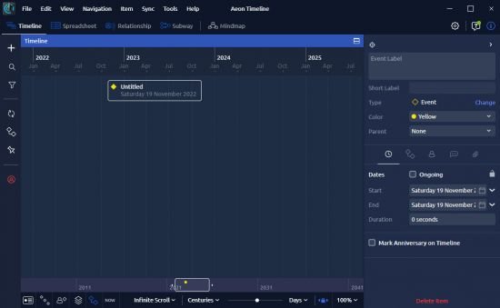 Aeon Timeline