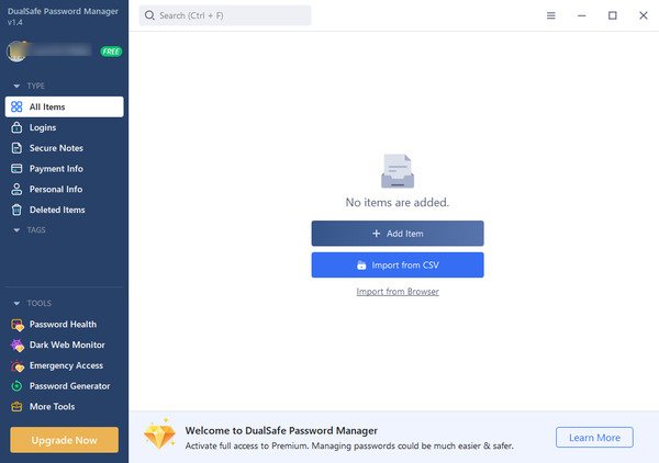 DualSafe Password Manager