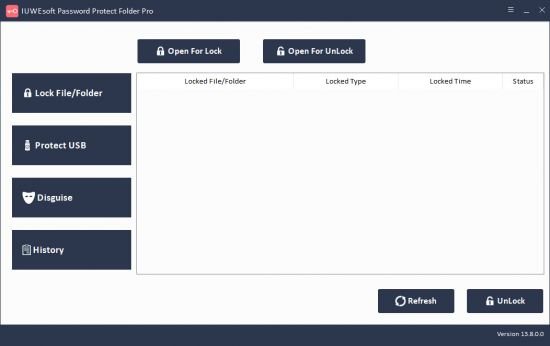 IUWEsoft Password Protect Folder