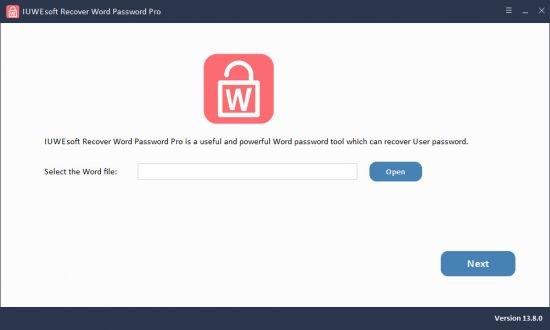 IUWEsoft Recover Word Password