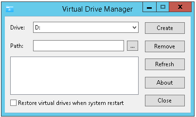 Virtual Drive Manager