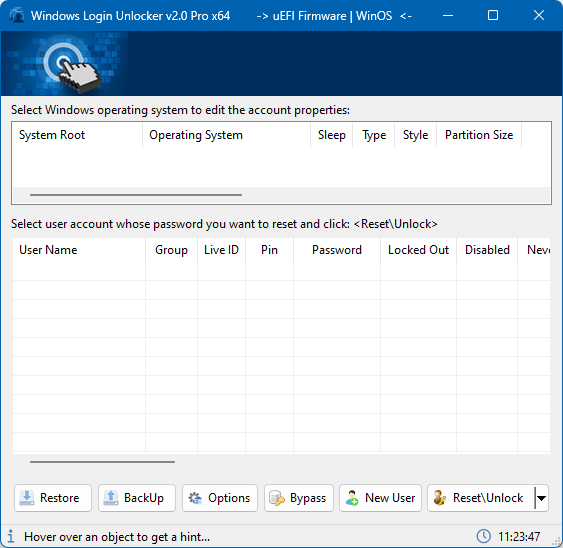 Windows Login Unlocker