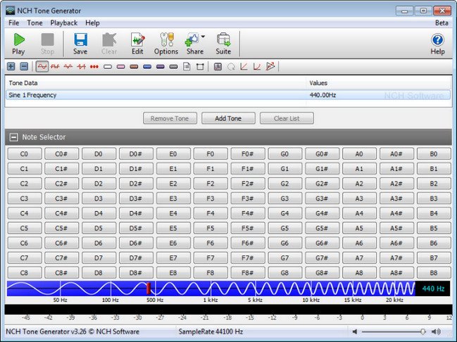 NCH Tone Generator